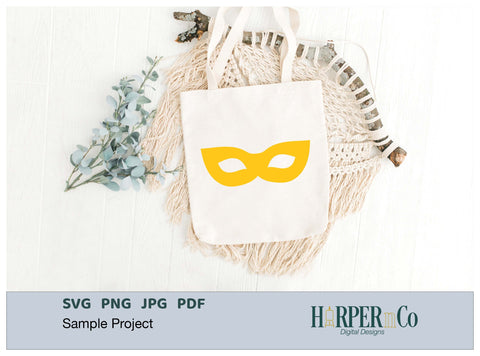 Mardi Gras Mask SVG, PNG, Cut File 10 SVG HarperNCo 
