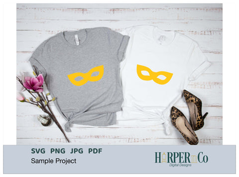 Mardi Gras Mask SVG, PNG, Cut File 10 SVG HarperNCo 
