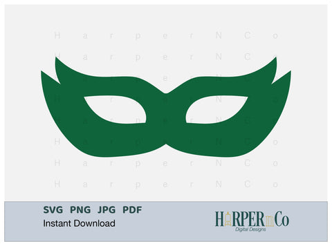 Mardi Gras Mask SVG, PNG, Cut File 11 SVG HarperNCo 