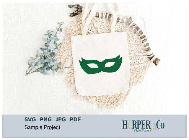 Mardi Gras Mask SVG, PNG, Cut File 11 SVG HarperNCo 