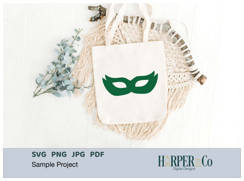 Mardi Gras Mask SVG, PNG, Cut File 11 SVG HarperNCo 