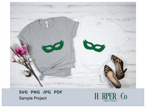 Mardi Gras Mask SVG, PNG, Cut File 11 SVG HarperNCo 