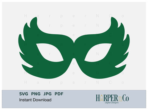 Mardi Gras Mask SVG, PNG, Cut File 2 SVG HarperNCo 