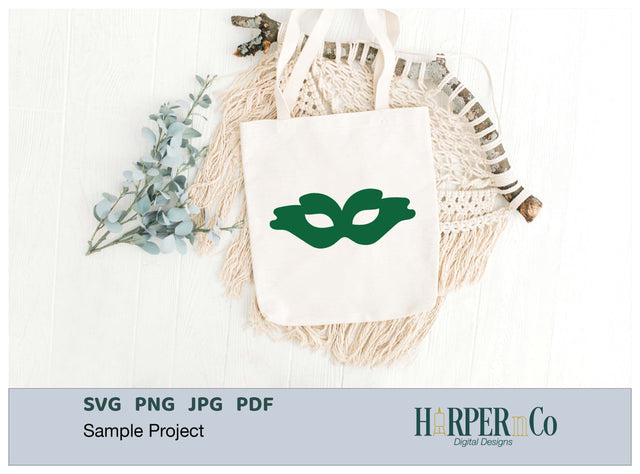 Mardi Gras Mask SVG, PNG, Cut File 8 SVG HarperNCo 