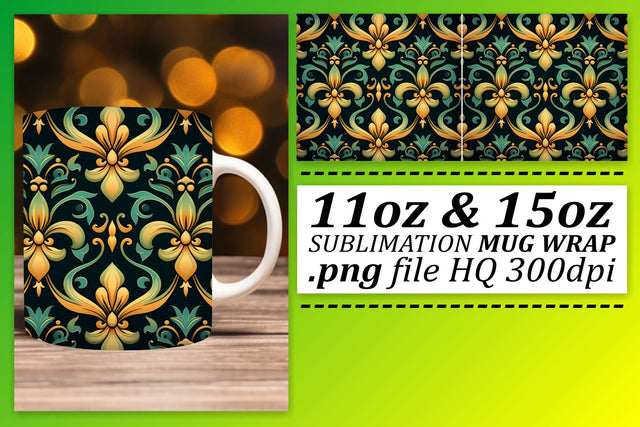 Mardi Gras Mug Wrap Sublimation - Celebrate with Style Sublimation afrosvg 
