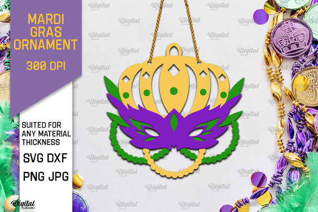 Mardi Gras Ornaments Laser Cut. Mardi Gras SVG SVG Evgenyia Guschina 