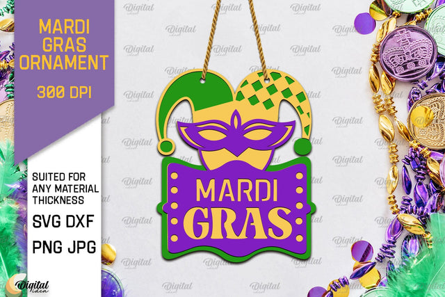 Mardi Gras Ornaments Laser Cut. Mardi Gras SVG SVG Evgenyia Guschina 