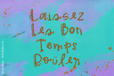 Mardi Gras Party Font Font Beck McCormick 