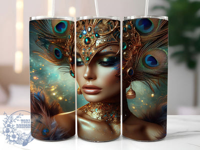 Mardi Gras Party Tumbler Wrap, New Orleans Party Wrap, 20oz Tumbler Sublimation, African American Celebration Design, Black Beauty Carnival Sublimation, Colorful Masquerade Tumbler, Festive Jazz Wrap Sublimation ToriDesigns 