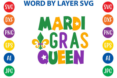 Mardi Gras Queen SVG DESIGN SVG Rafiqul20606 