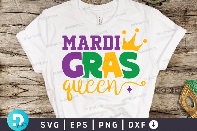 Mardi gras queen SVG Design SVG Regulrcrative 