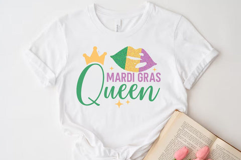 Mardi gras Queen t-shirt design SVG FiveStarCrafting 