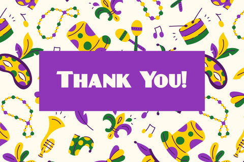 Mardi Gras Seamless Pattern Paper Background JPG PNG Digital Pattern Rin Green 