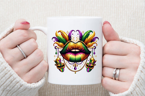 Mardi Gras Sexy Lips Clipart Sublimation designartist 