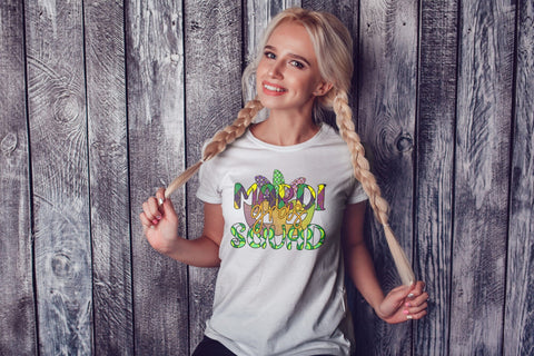Mardi Gras Squad PNG Sublimation Sublimation CraftLabSVG 