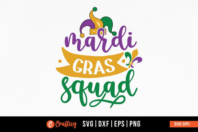 Mardi gras squad SVG design Design SVG Designangry 
