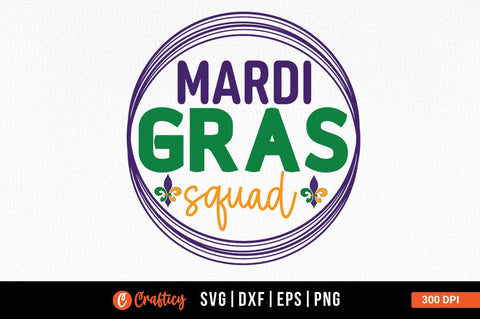 Mardi Gras Squad SVG Design SVG Designangry 