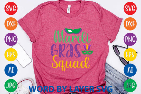 Mardi Gras Squad SVG DESIGN SVG Rafiqul20606 