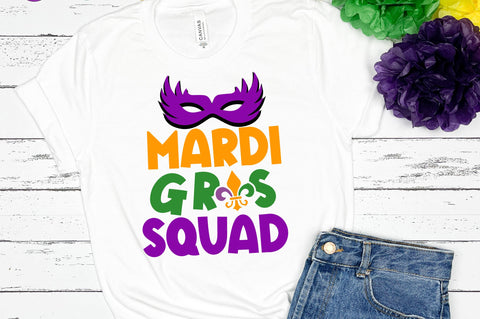 Mardi gras squad Svg Design SVG Regulrcrative 