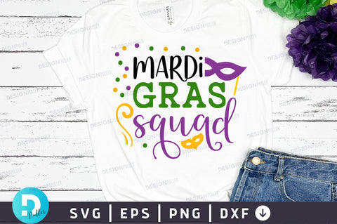 Mardi gras squad SVG Design SVG Regulrcrative 