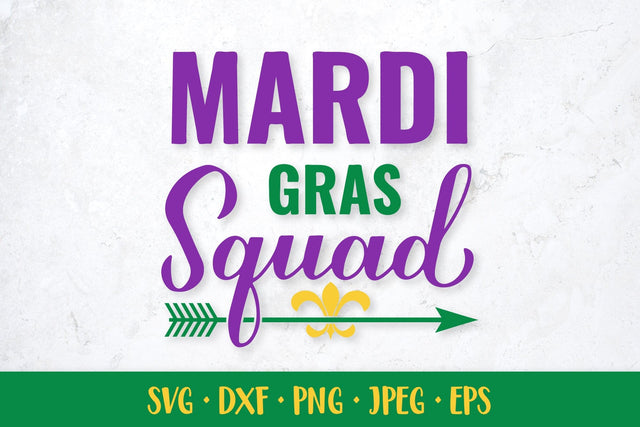 Mardi Gras squad SVG. Funny Mardi Gras Quote. Shirt design SVG LaBelezoka 