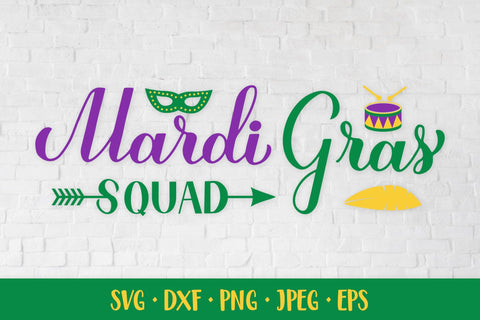 Mardi Gras squad SVG. Funny parade quote. Shirt design SVG LaBelezoka 
