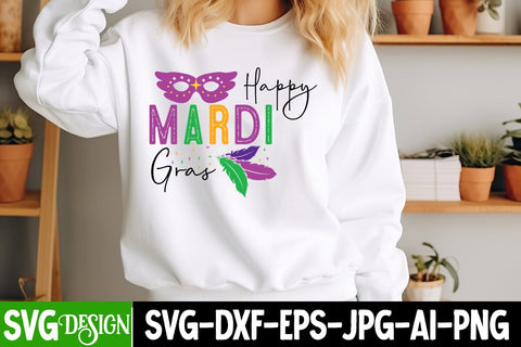 Mardi Gras SVG Bundle | Carnival Cutting Files | Festive Clipart for Cricut & Silhouette | Mardi Gras Mask, Beads, Crown, Jester Hat, King Cake, and Fleur-de-Lis Designs | Digital Download | Perfect for T-Shirts, Mugs, Party Decor, and Crafts SVG BlackCatsMedia 