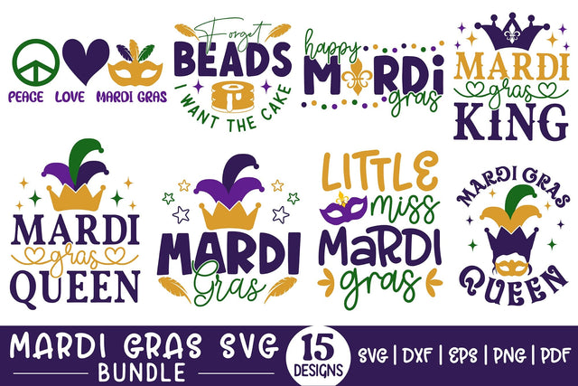 Mardi Gras SVG Bundle SVG CraftLabSVG 
