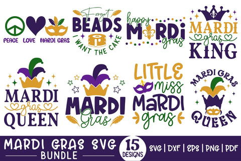 Mardi Gras SVG Bundle SVG CraftLabSVG 