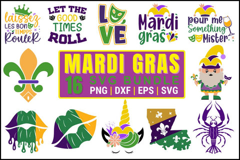 Mardi Gras SVG Bundle SVG Designangry 