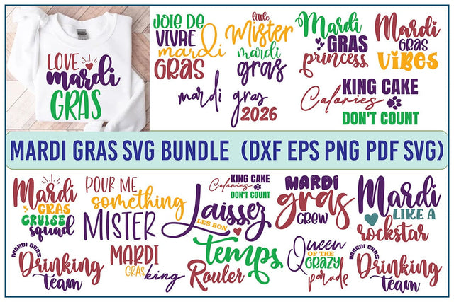 Mardi Gras SVG Bundle SVG orpitasn 