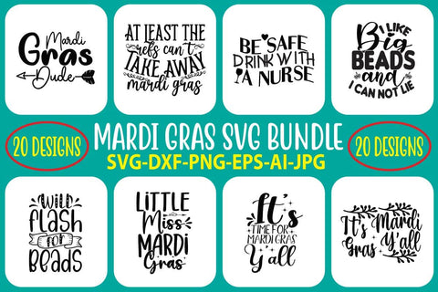 Mardi Gras SVG Bundle SVG Syaman 