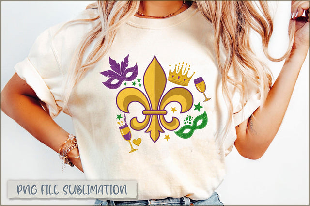 Mardi Gras SVG, Fat Tuesday PNG Sublimation Shetara Begum 