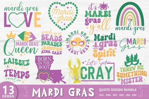 Mardi Gras SVG PNG Bundle SVG FiveStarCrafting 