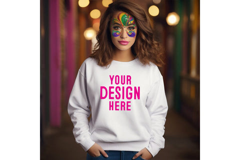 Mardi Gras Sweatshirt Mockups Bundle 1 Mock Up Photo Craftlabsvg24 