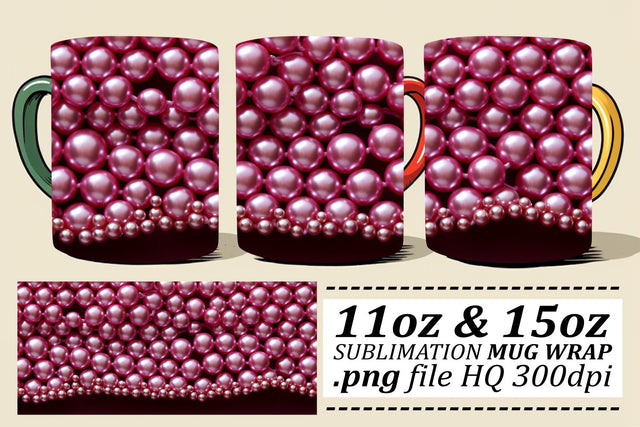 Mardi Gras Theme Mug Wrap - Add a Splash of Color Sublimation afrosvg 