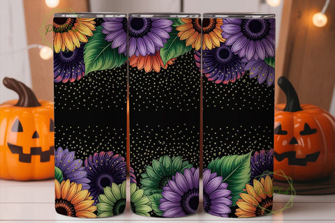 Mardi Gras Tie-Dye Tumbler Wrap Sublimation PixelChick 