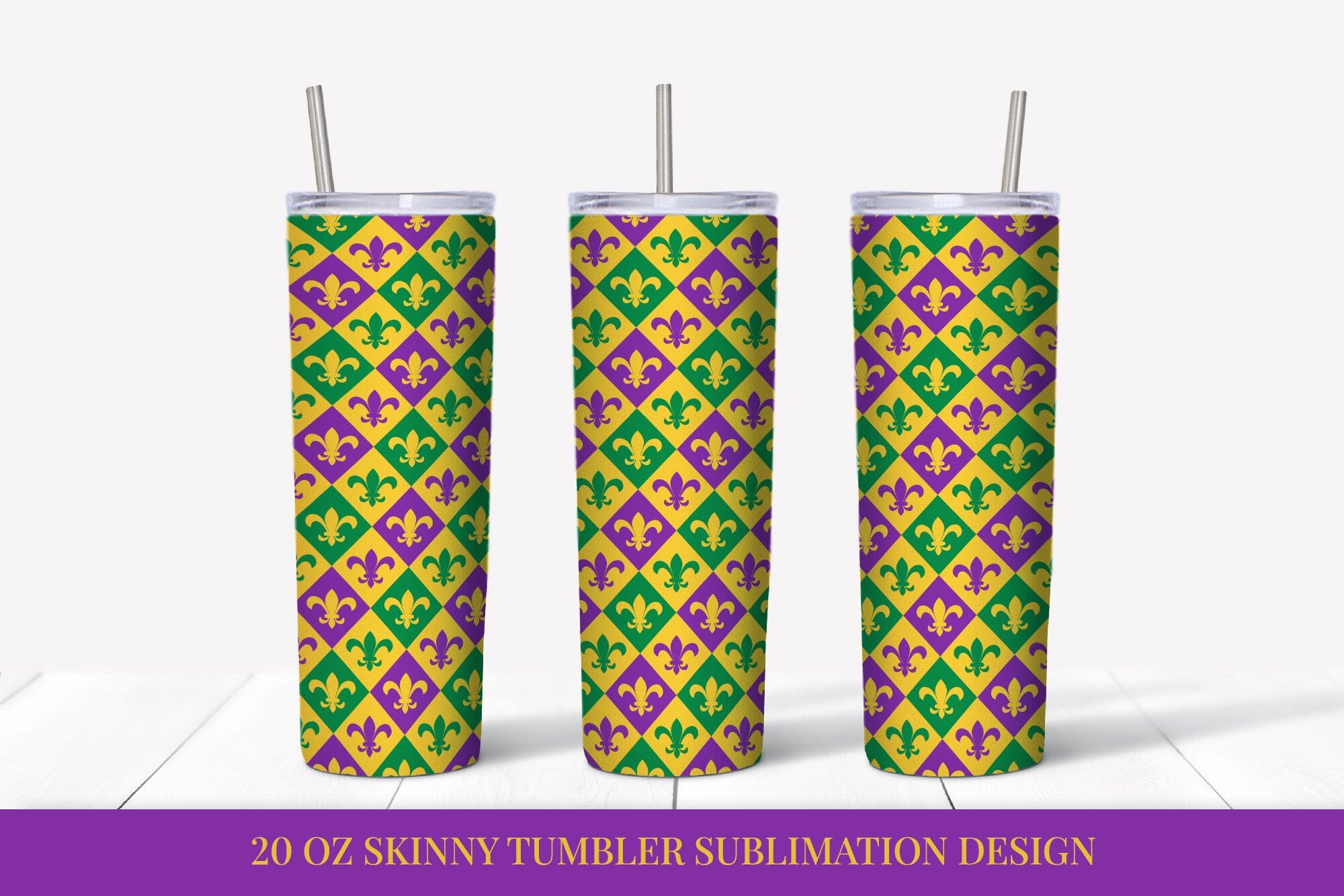 Checkered Smiley: Tumbler Sub Print – NSR Transfers