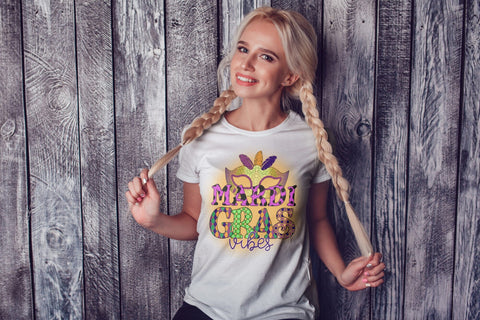 Mardi Gras Vibes PNG Sublimation Sublimation CraftLabSVG 