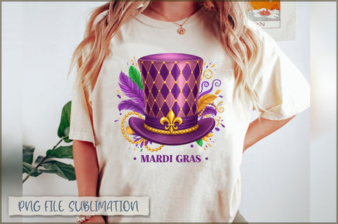 Mardi Gras Watercolor Sublimation Design Sublimation Shetara Begum 
