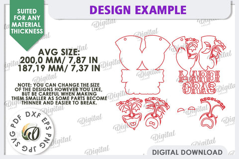 Mardi Gras Welcome Sign Laser Cut. Mardi Gras Decor SVG SVG Evgenyia Guschina 