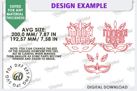 Mardi Gras Welcome Sign Laser Cut. Mardi Gras Decor SVG SVG Evgenyia Guschina 