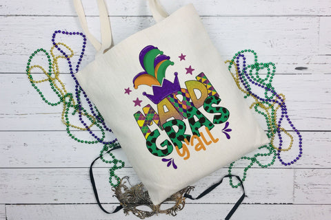 Mardi Gras Y'all PNG Sublimation Sublimation CraftLabSVG 