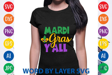 Mardi Gras Y'all SVG DESIGN SVG Rafiqul20606 