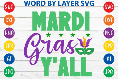 Mardi Gras Y'all SVG DESIGN SVG Rafiqul20606 