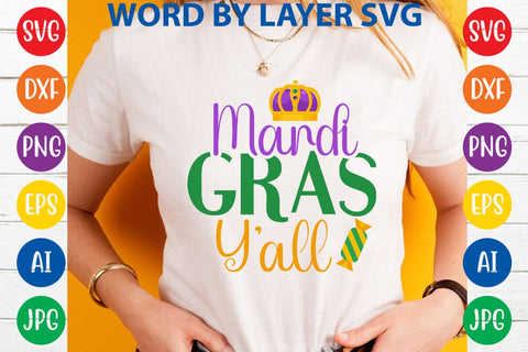 Mardi Gras Y'all SVG DESIGN SVG Rafiqul20606 