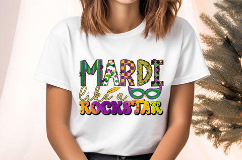 Mardi like a rockstar Sublimation Sublimation Designangry 