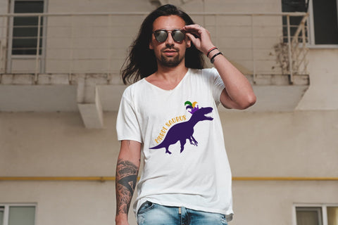 Mardi Saurus - Mardi Gras SVG Design SVG CraftLabSVG 