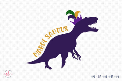 Mardi Saurus - Mardi Gras SVG Design SVG CraftLabSVG 