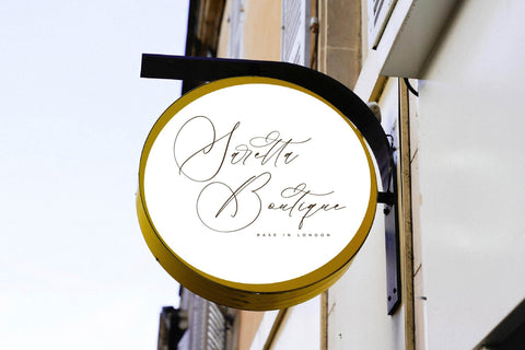 Marenttos Timellore - Modern Calligraphy Script Font Letterena Studios 